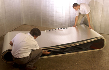 water storage tank installation